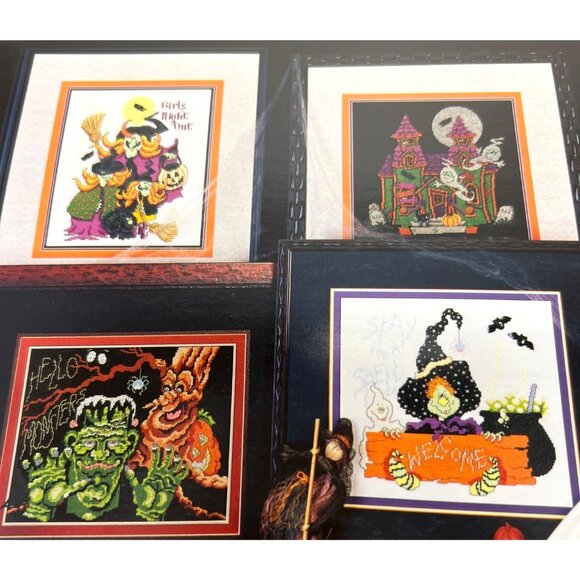 Stoney Creek Witches Stitches Halloween Cross-Stitch Pattern Book - Picture 1 of 3